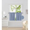 Elegant Home 2 Panels Tiers Small Window Treatment Curtain Insulated
