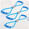 KOMBIUDA Flat Latex Resistance Bands Set Shape Exercise Bands for
