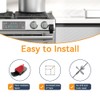 EUDEMON 1 Pack Updated Oven Front Lock,Childproof Oven Door Lock,