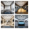 Gonengo Hexagon LED Garage Light - Hexagonal Snow Lights, 710W