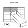 raaco 136488"55 A7-2" Insert, Transparent, 2-Piece