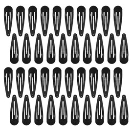 40 Counts Brown Metal Snap Hair Clips, Barrettes for Styling, Hair Pins Accessories for Toddlers, Girls, Kids, Teens, Women