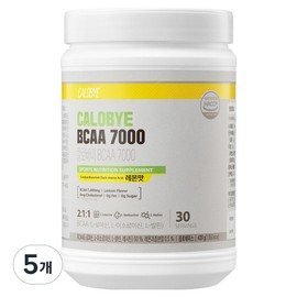 Calobye BCAA 7000 Booster Essential Amino Acid Health Supplement Lemon Flavor, 5 Pieces, 420g / 칼로바이 BCAA 7000 부스터 필수아미노산 헬스 보조제 레몬맛, 5개, 420g