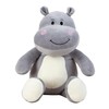 Lifestyle & More Baby Plush Toy Cuddly Toy Hippo Grey/White