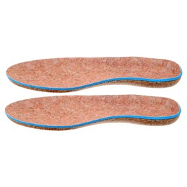 PACKOVE 1Pair Height Increase Insoles Cork Material Heel Lift Pads for Men Women Comfortable and Breathable Shoe Inserts for and Pressure Relief