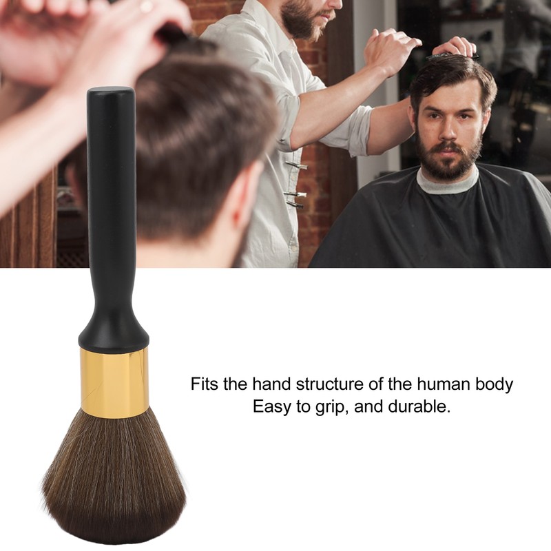 Broken Hair Sweep Brush Long Wooden Handle Soft Nylon Bristles