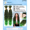 Deep Wave Bulk Braiding Hair-Wet and Wavy Human Braiding Hair,20