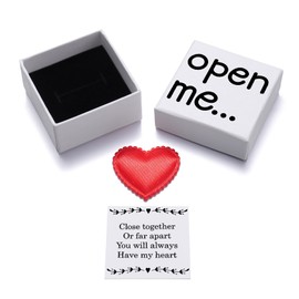 Kvekstio I Love You Heart Gift - Open Me Surprise Box - Romantic Gift for BF GF, Matchbox Gift, Couple's Long Distance Relationship Gifts for Anniversary, Valentine's Day, Birthday