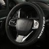 Leather Steering Wheel Cover Compatible with Frontier Universal Size (F)