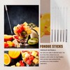 Fondue Cheese Sticks Fondue Set for Maker Cheese, Stainless Steel
