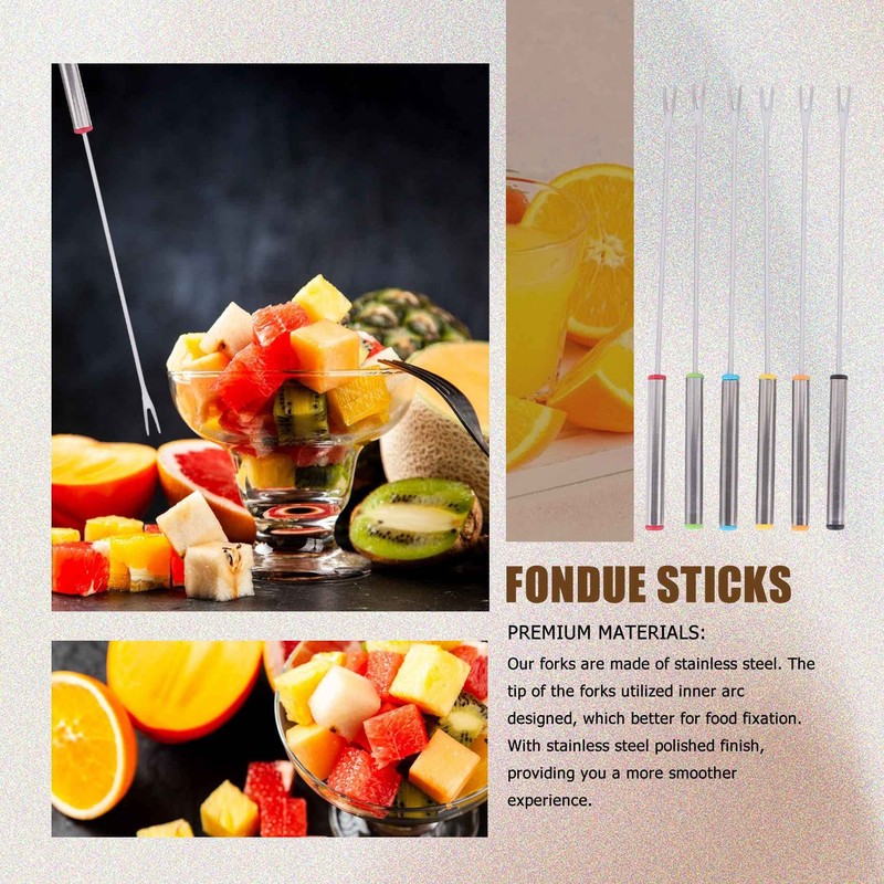Fondue Cheese Sticks Fondue Set for Maker Cheese, Stainless Steel