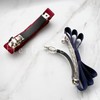 Herbeluemily Ribbon Satin Barrette 2-Piece Set Simple Adult Formal Fashionable