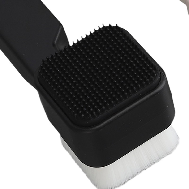2Pcs Facial Cleansing Brush Effective Soft Black White Square Face