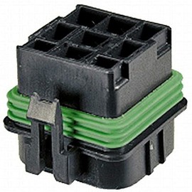HELLA 8JD 745 801-011 Relay Socket - 5-pin connector - Blade Terminal Sleeve