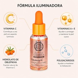 Natura Siberica Serum facial hidratante con Vitamina-C, 30 mL.