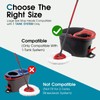 6 Pack Mop Head Replacement Compatible with Oceda Triangle Swivel