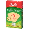 Melitta no 2 Cone Coffee Filters, Natural Brown, 40 Count