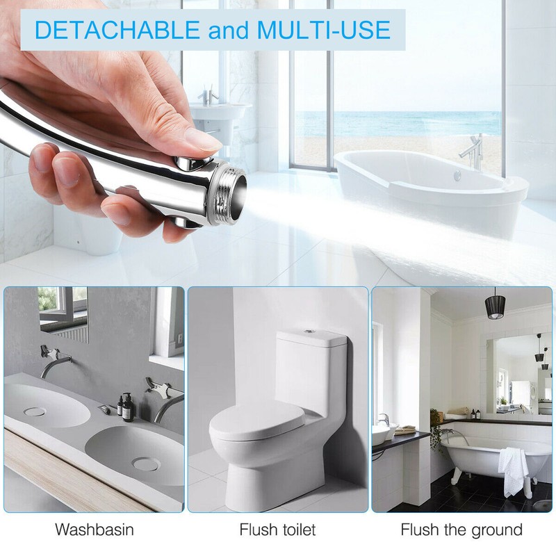 Shower Head Portable Handheld 360 Degree Rotating Three Modes Pressure