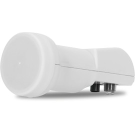 TechniSat Twin LNB - 2 Participants (2x Digital, Full HD, UDH, 4K, 3D, Premium Quality), White