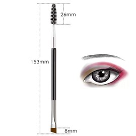 Eyelash Comb and Mascara Fan Brush for Lashes,5Pcs Lash Fan Brush Folding Angle Scalloped Lash Brush,Eyebrow Brush,Mascara Fan Brush,Angled Fan Shaped Eyelash Brush,Eyelash Eyebrow Brush for Lashes