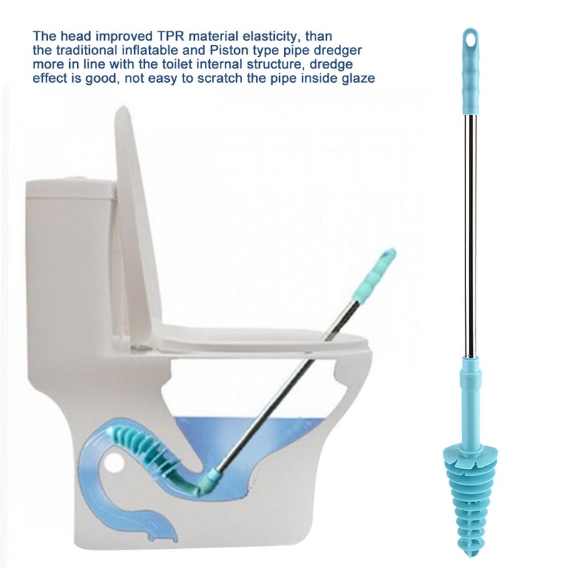 Kitchen Toilets Bathroom Sewer Dredge Pipe Clog Remover Cleaner
