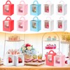 25 Pcs Individual Cupcake Containers, Cupcake Gift Boxes with Window,