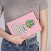 JOHSBYD AKA Sorority Gift Leather Combination Lock Notebook for Women