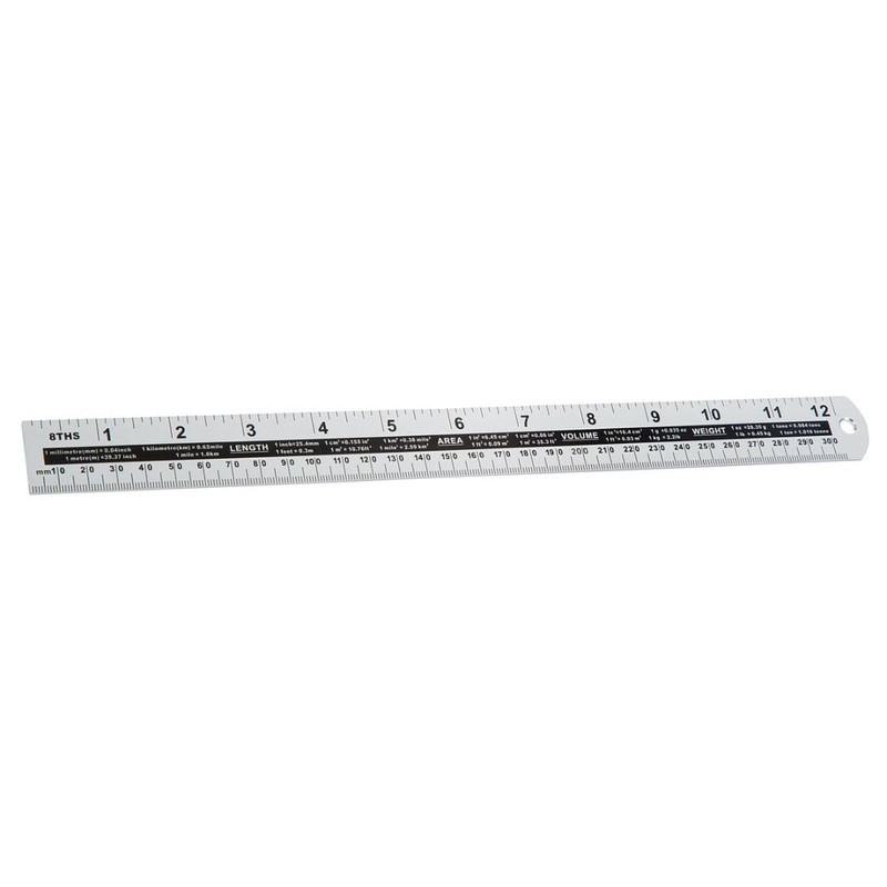 Blue Spot Tools 33932 12 Inch Xtra Range Aluminium Ruler