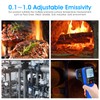 AIOMEST High Temp Thermometer Gun -58℉~2912℉, Pyrometer D:S=30:1 Dual Laser