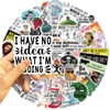50 Pcs Funny Snarky Stickers, Humorous Sarcasm Decals Pack Waterproof