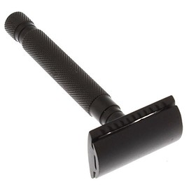West Coast Shaving Midnight Collection Double Edge Safety Razor-Closed Comb Head (Black-78B)