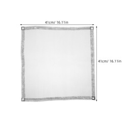 Milisten 1 Set Fire Pit Mesh Screen Durable Spark Control for Camping Backyard Patio BBQ Foldable Design with