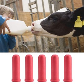 Calf Milk Drinker, Calf Milk, 10 cm Rubber with 5 Pieces Calf Milk Teat for Small Cow