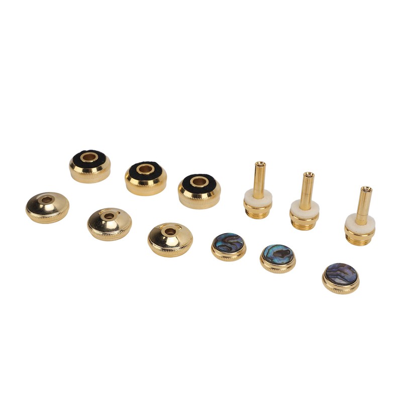 Trumpet Valve Finger Button Metal Abalone Shell Inlay Trumpet Button