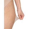 BANANALU 8 Denier Ultra Transparent Elastic Tights for Summer, natural