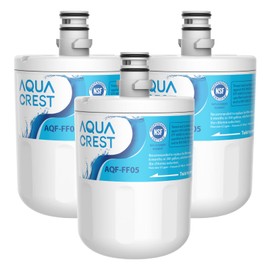 Aquacrest 5231JA2002A Refrigerator Water Filter, Replacement for LG® LT500P®, WSL-1, WF-290, ADQ72910902, ADQ72910901, 5231JA2002B, Kenmore GEN11042FR-08, GEN11042F-08, 46-984490, package may vary (3)