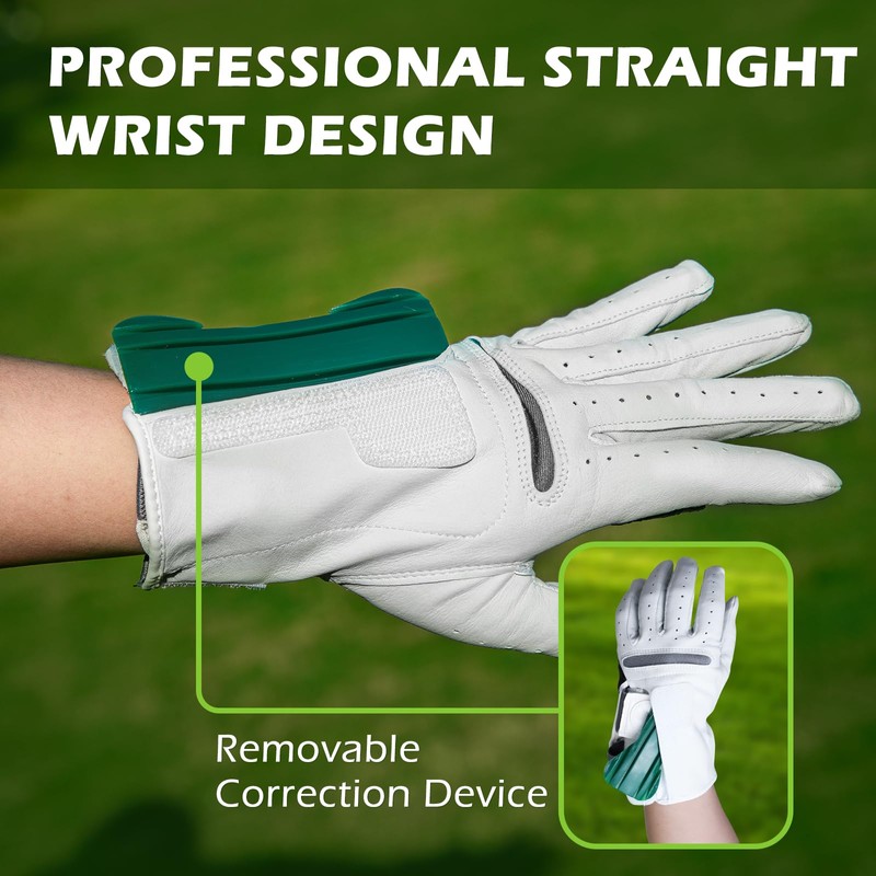 HPLSZCN Golf Gloves Men, Removable Correction Golf Gloves Men Left