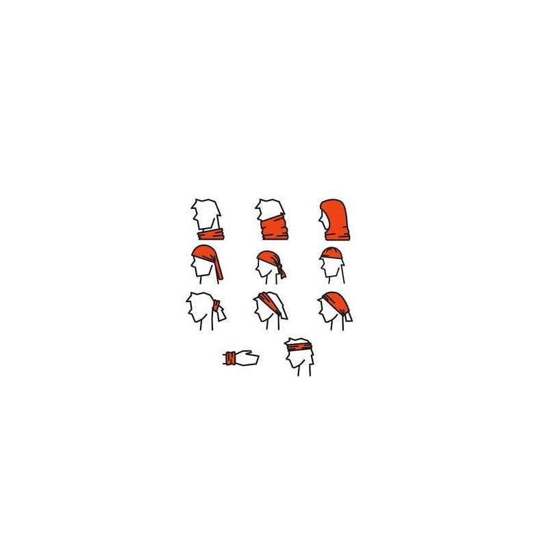 Miltec Unisex Adults' Multi-Purpose Scarf, Camo, One Size