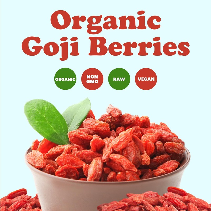 Food to Live Organic Goji Berries, 4 Pounds - Sun