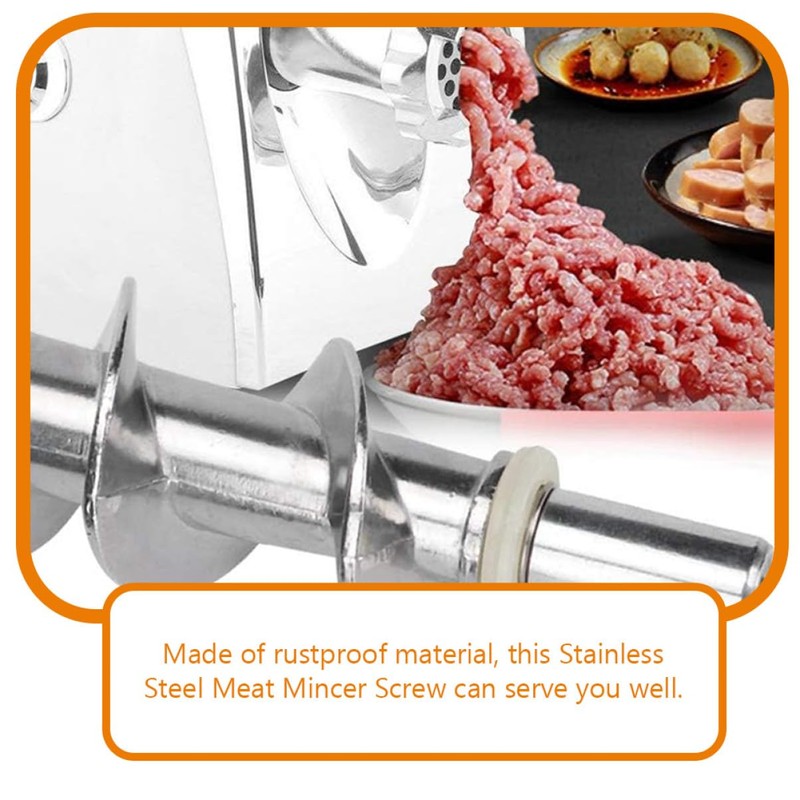 Ciieeo Meat Mincer Screw Replacement Accessory for Kitchen Food Preparation