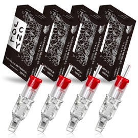 Jconly 80pcs Needles Curved Magnum Needles Mixed Size 1205RM 1207RM 1209RM 1211RM