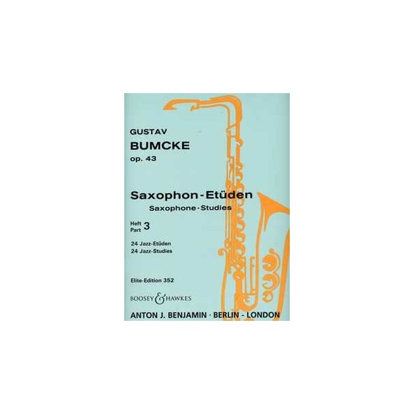 Studies: 24 Etudes du Jazz. op. 43. Saxophone (2 Saxophones).