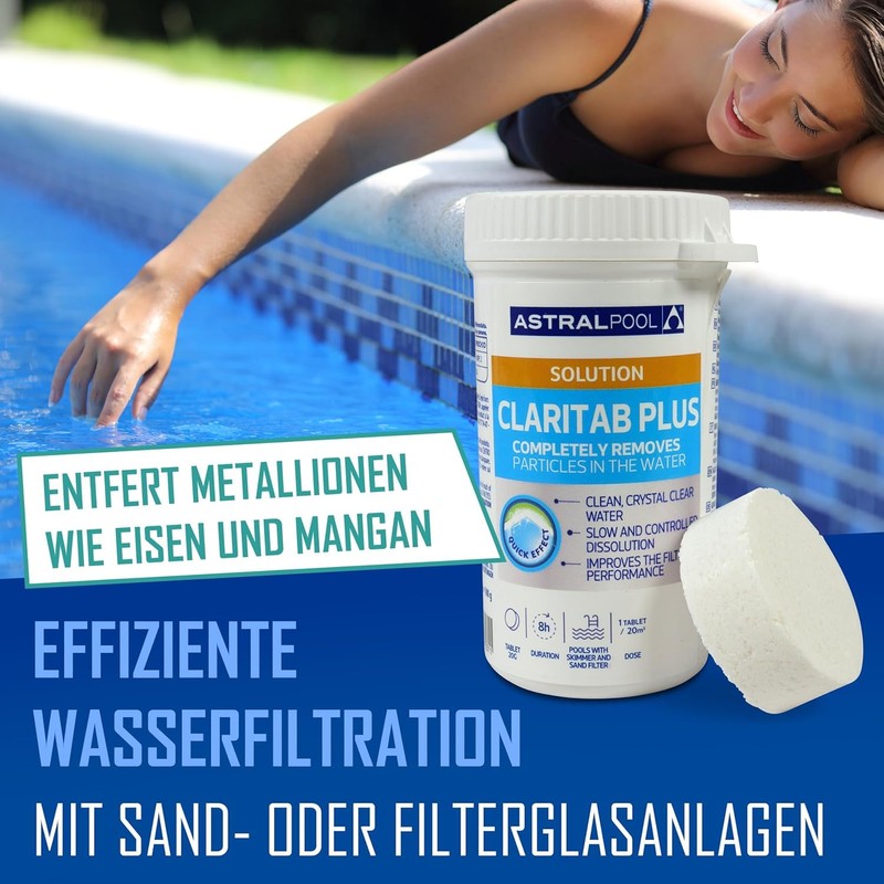 Astral Pool Claritab 5 x 20 g Tablets - Highly