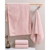 sakano Face Towels, Set of 4, Misty Pink, Approx. 13.8