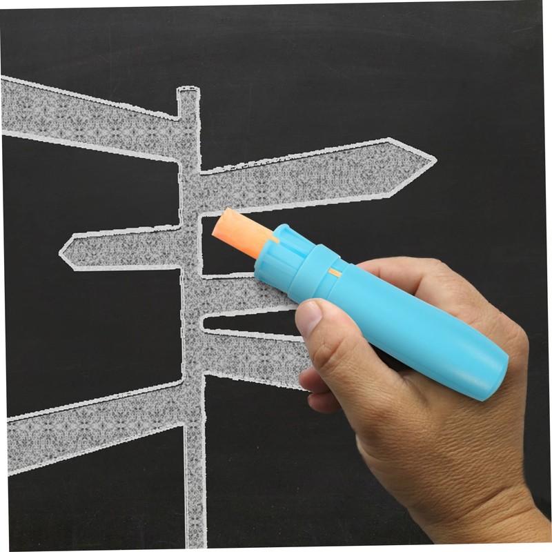 Ciieeo 10pcs Dust Chalk Holder Clip Portable Water Soluble Chalk