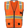 Ironwear 1245 Class 2 Safety Vest w/Zipper, Radio Tabs &
