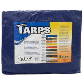 4 Ft. X 5 Ft. X 4 Ft. Standard Duty Blue Poly Pallet Cover | 5 Sided Tarp