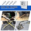 SPARKWHIZ Recessed D Ring Tie Down Anchor Kit, Trailer Tie