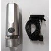 SAGISAKA 44502 Bicycle Light Auxiliary Light, Compact LED Light, Silver