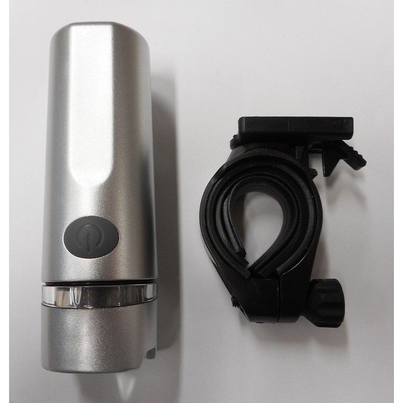 SAGISAKA 44502 Bicycle Light Auxiliary Light, Compact LED Light, Silver